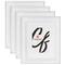 4 Pack Craig Frames Victoria White & Silver Picture Frame with Mat